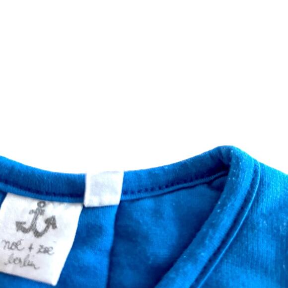 Noe & Zoe Berlin boys quilted zip sweatshirt size 2 - Picture 4 of 5